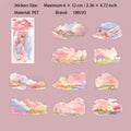 10 Pcs Cloud Landscape PET Stickers YCXFJ