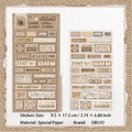 1 Sheet Vinage Quote Stickers BDBD