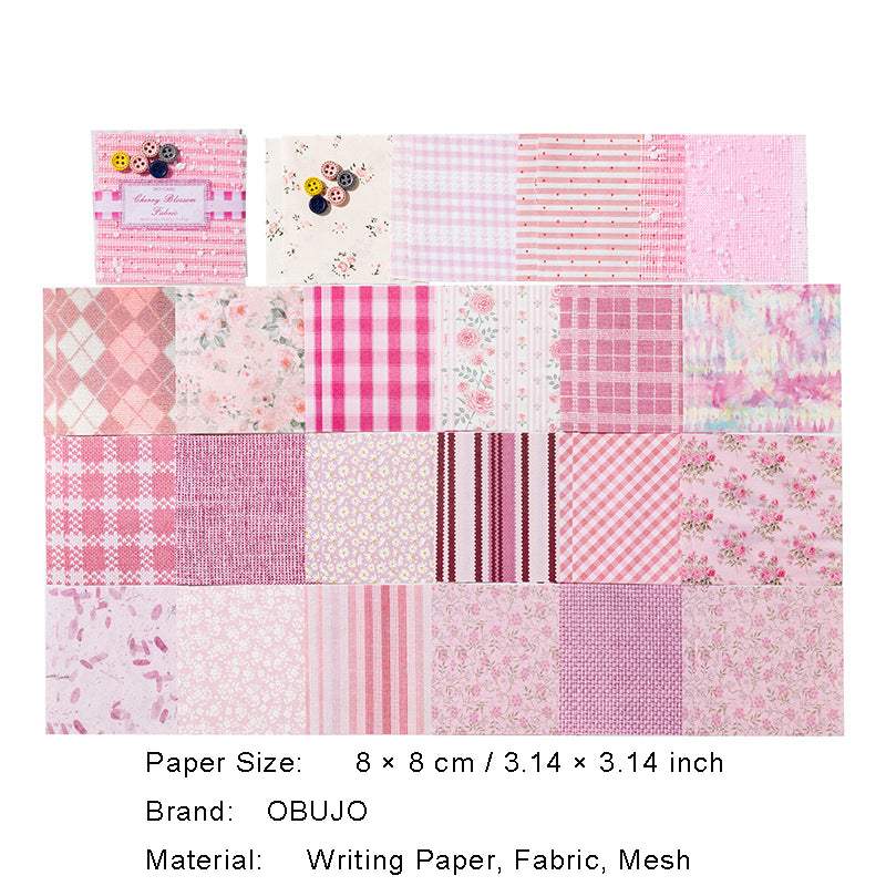 44 Pcs Texture Scrapbook Paper BJLM