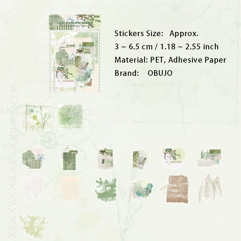 30 Pcs Vintage Journal Stickers PTDY