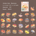 50 Pcs Umbrella PET Stickers YSWSL