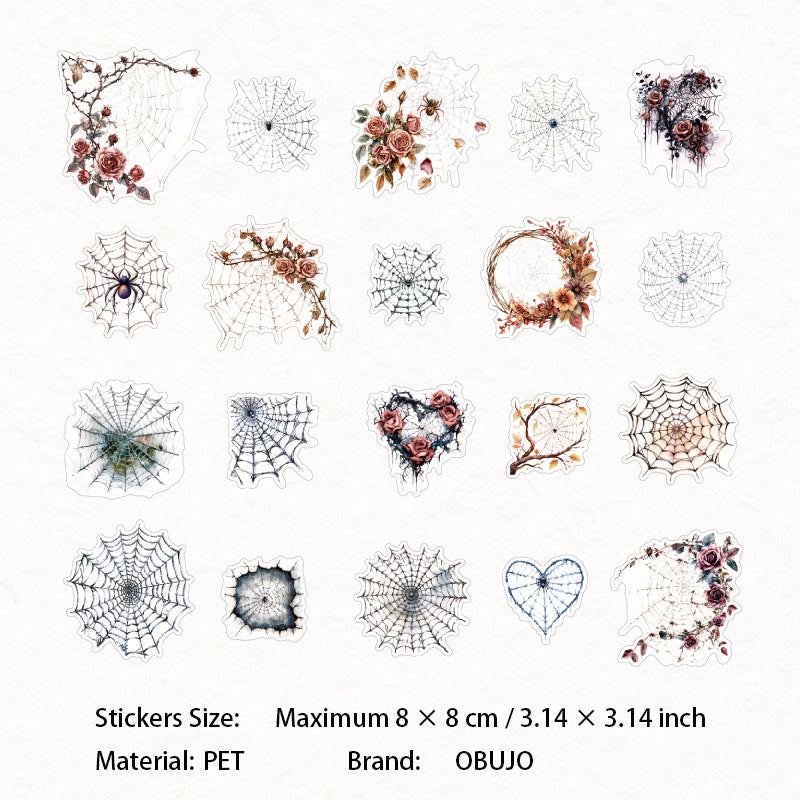 20 Pcs Gothic PET Stickers YWDGB