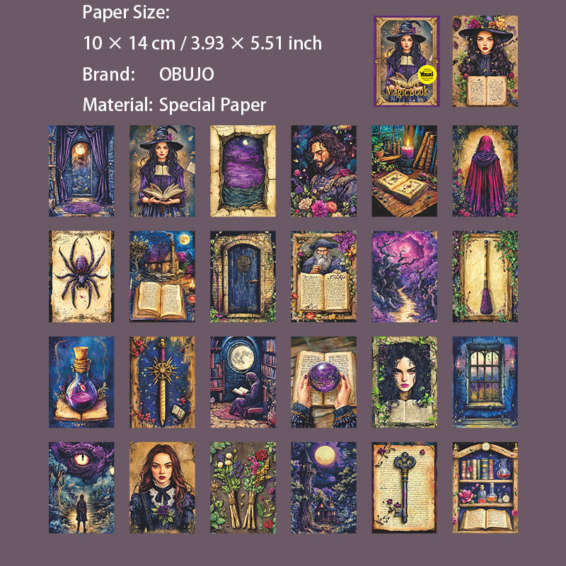 20 Sheets Magic Theme Journal Paper NWDMF