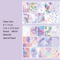 50 Sheets Watercolor Scrapbook Paper LGYC