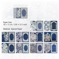 20 Sheets Vintage Lace Scrapbook Paper LSBWG