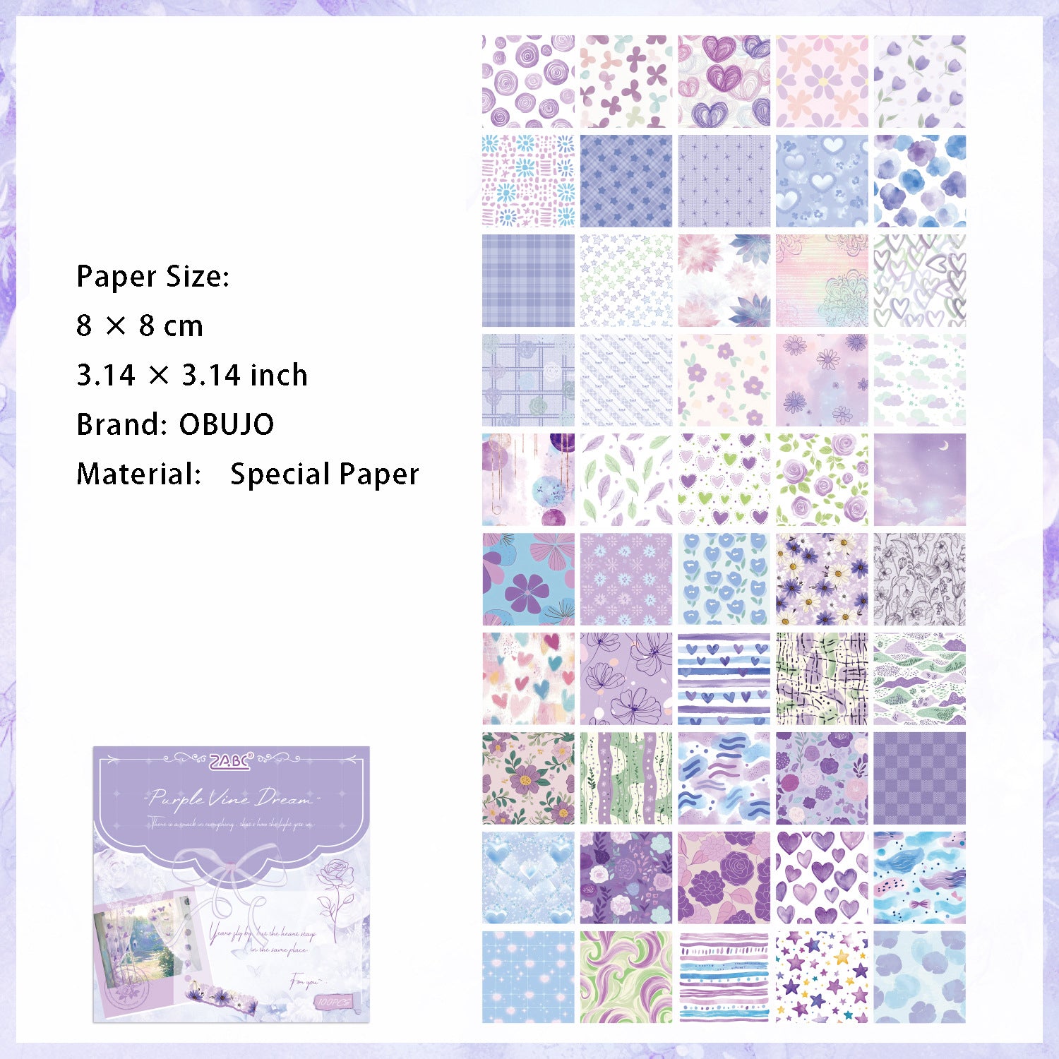 100 Sheets Basic Journal Paper XKMY