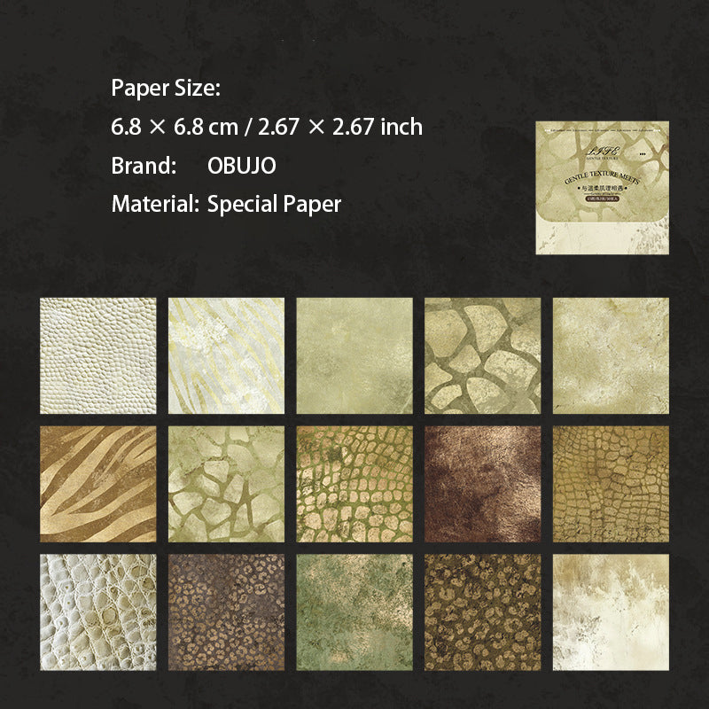30 Sheets Natural Texture Paper Pad WRJL