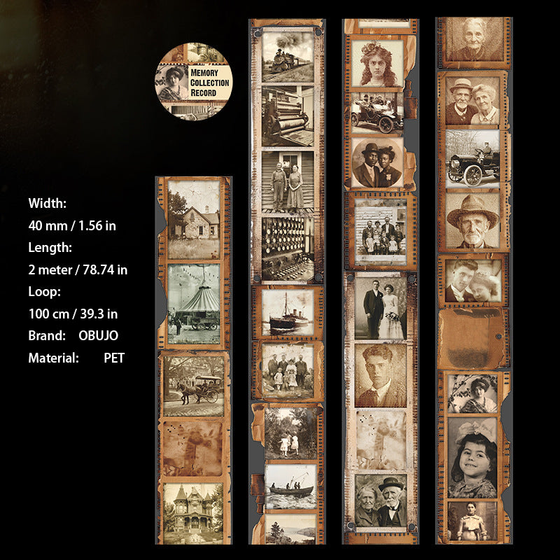 1 Roll Vintage Movie Film PET Tape HYSJL