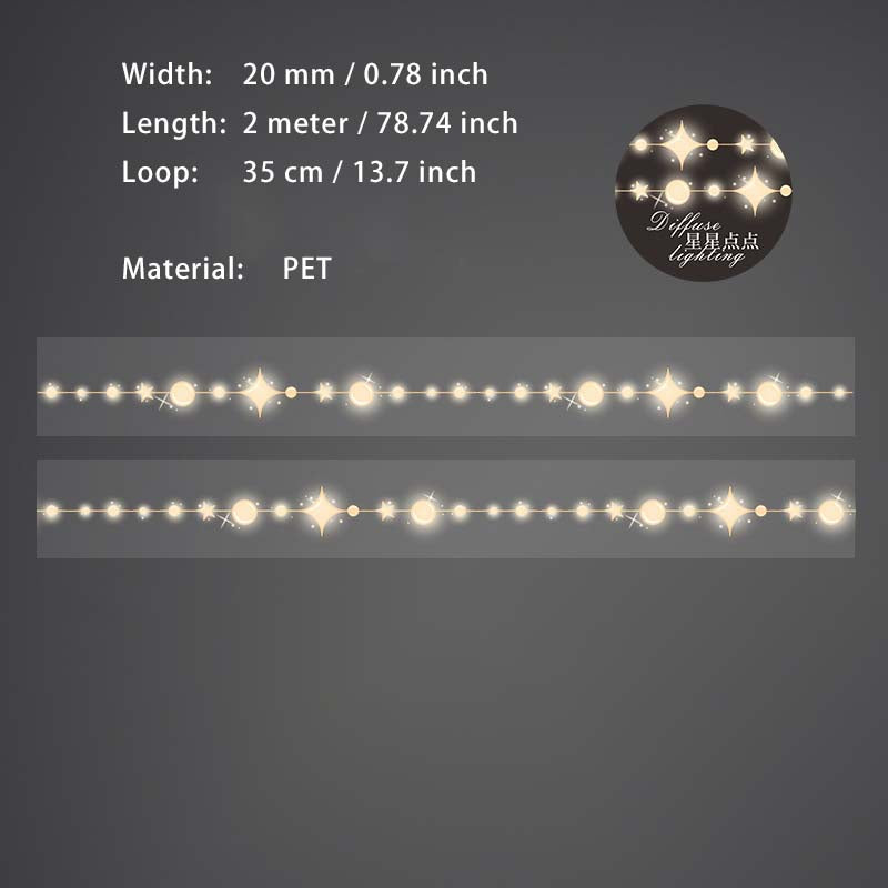 1 Roll Light Theme PET Tape DYLG