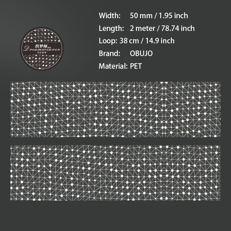 1 Roll Weaving Themed PET Tape XSXL