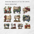 10 Pcs Orchard Theme PET Stickers PJXL