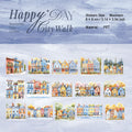30 Pcs City House PET Stickers CSMB