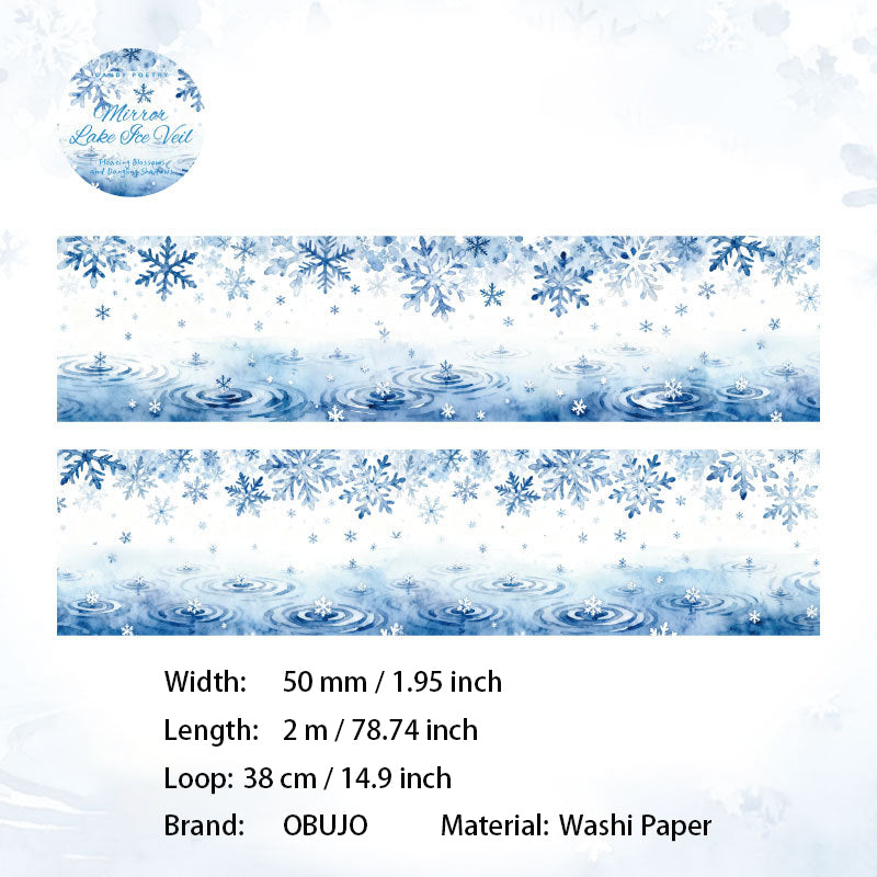 1 Roll Seasonal Flower Vine Washi Tape FHLY