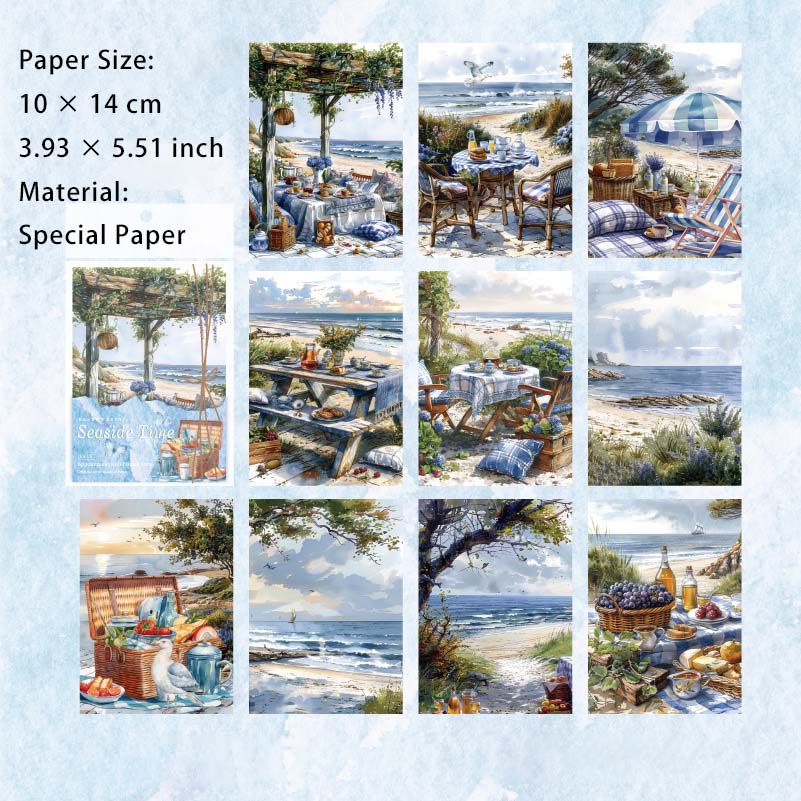 30 Sheests Camping Picnic Scrapbook Paper FYZR