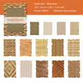 24 Sheets Basic Floral Paper and Embossed Paper ZMFG