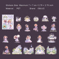 20 Pcs Fairy Childhood PET Stickers HYYWJ