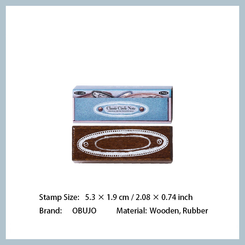 Vitnage Notepad Themed Wooden Stamp BKDAS