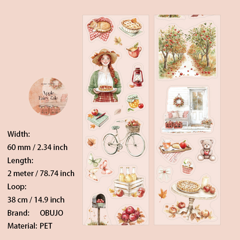 1 Roll Lifestyle PET Stickers Tape DCSG