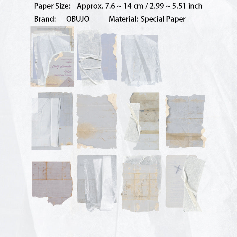 20 Pcs Vintage Basic Junk Journal Paper WRZP