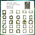 25 Pcs Wildland Theme PET Stickers LYMJ