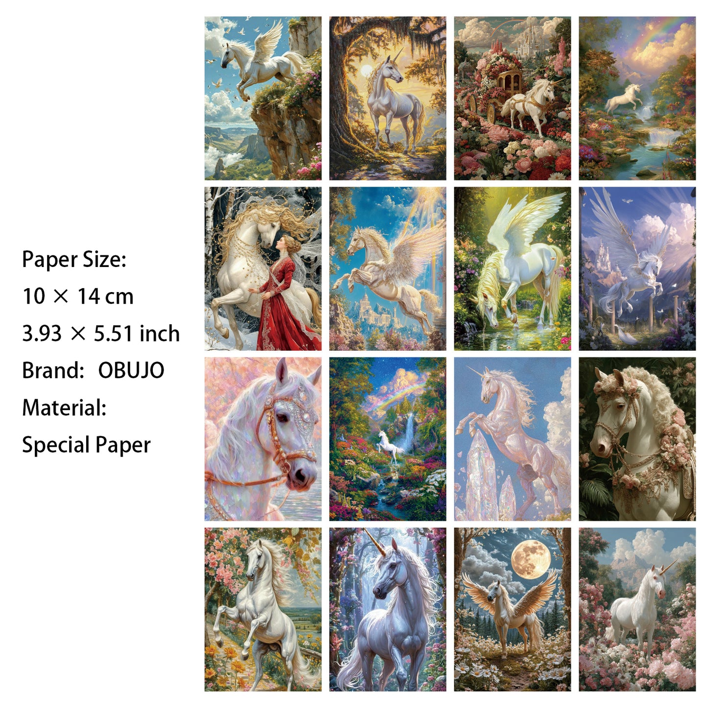 32 Sheets Fairy Tale Journal Paper FDTH