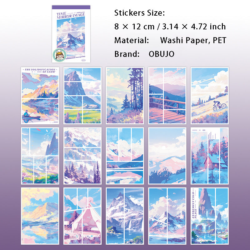 30 Sheets Travel Theme Stickers SGJX