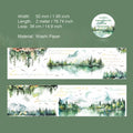 1 Roll Seasonal Forest Landscape Washi Tape CZSLJDS