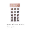 15 Pcs 3D Vintage Wax Seal Stickers JYXZ