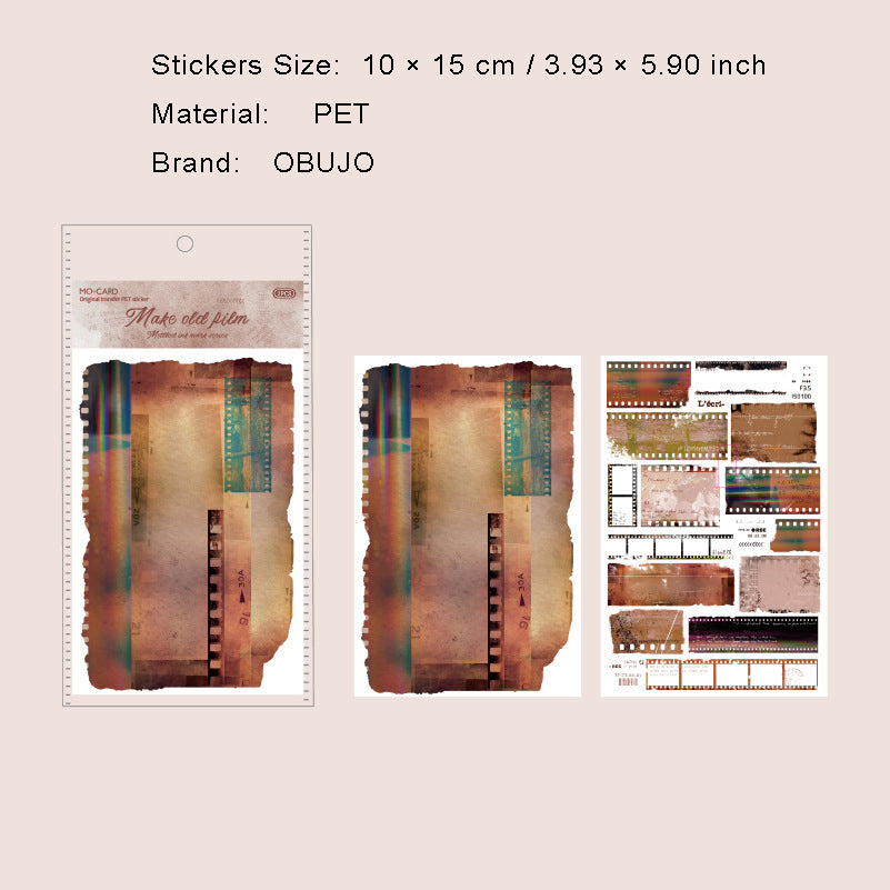 2 Sheets Watercolor Transfer Stickers BBMJ