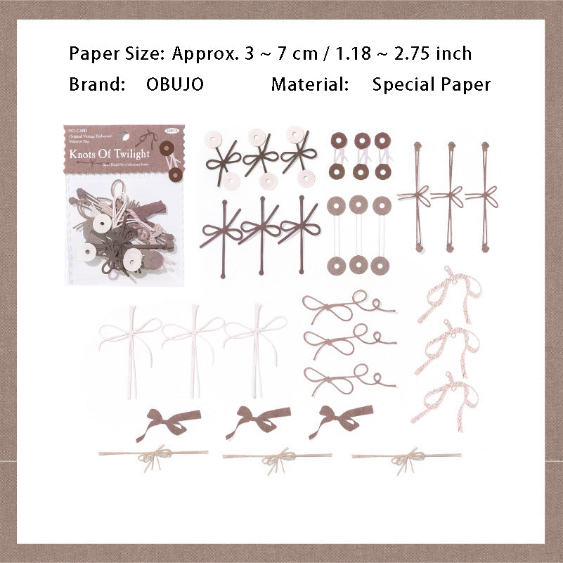 30 Pcs Creative Cutout Journal Paper SZSWJ