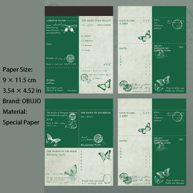 30 Sheets Masterpiece Themed Notepad Paper WHSZ