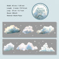 1 Roll Cloud PET Stickers Tape YXXL