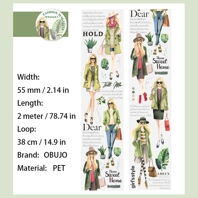 1 Roll Urban Girl PET Tape SZZZS