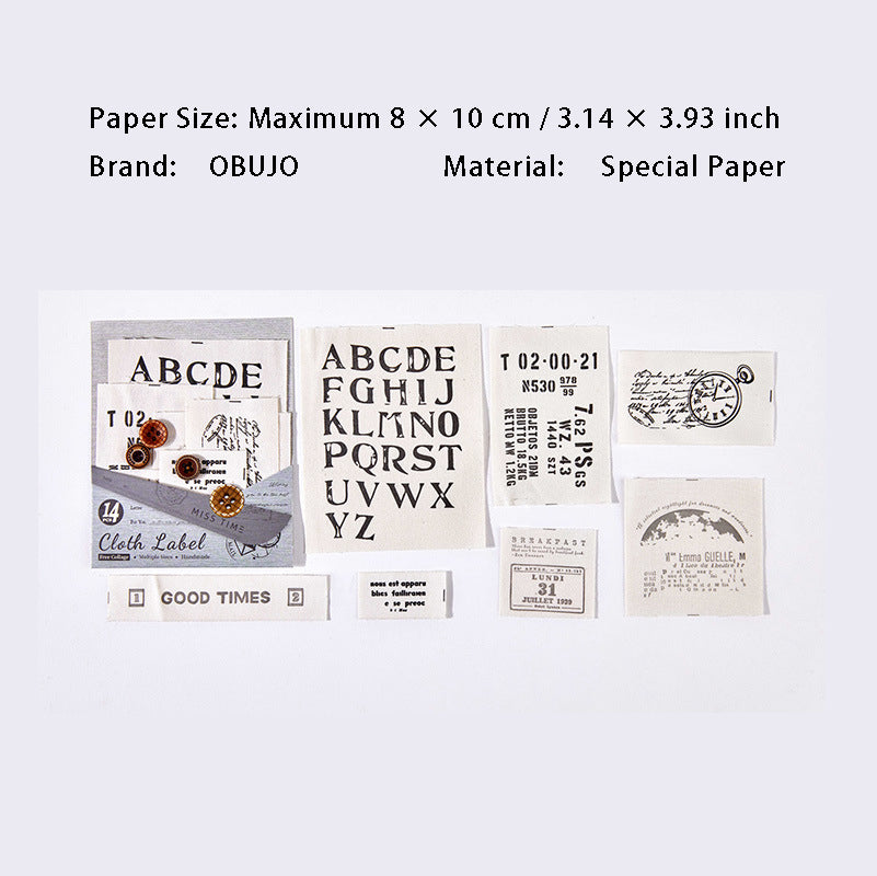 14 Pcs Vintage Junk Journal Paper SRZS