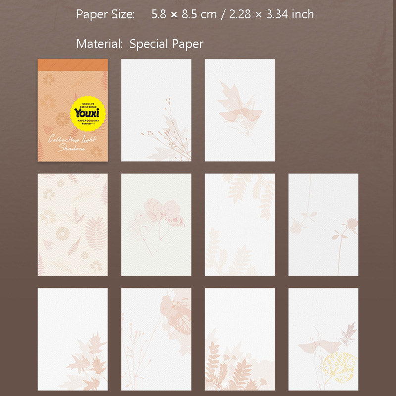30 Pcs Shadow Theme Scrapbook Paper SJGYY