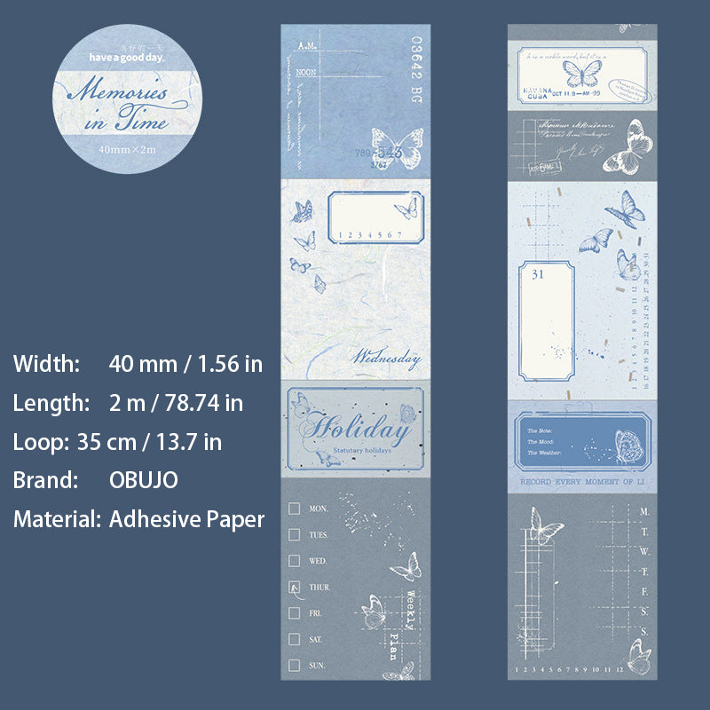 1 Roll Vintage Junk Journal Tape SJJY