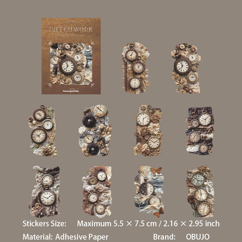 20 Pcs Vintage Junk Journal Stickers PBYS