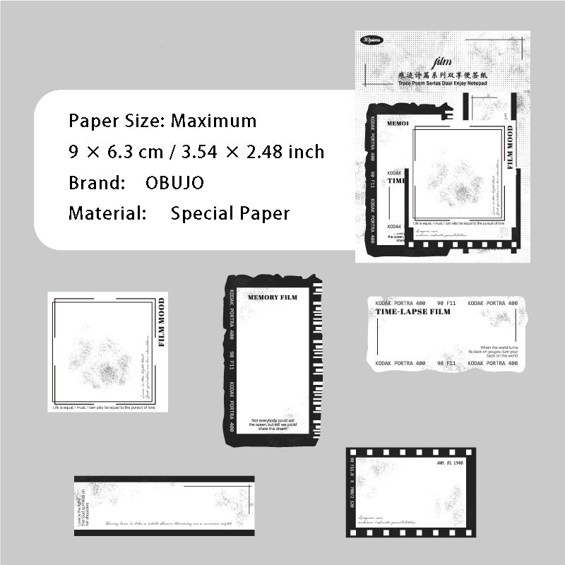 30 Sheets Watercolor Scrapbook Paper HJSP