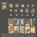 15 Pcs Dark Acadamy Journal Stickers GTXY