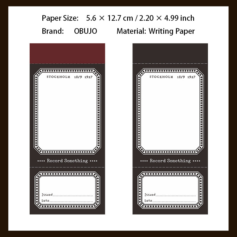 50 Pcs Creative Notepad Paper HBZJ