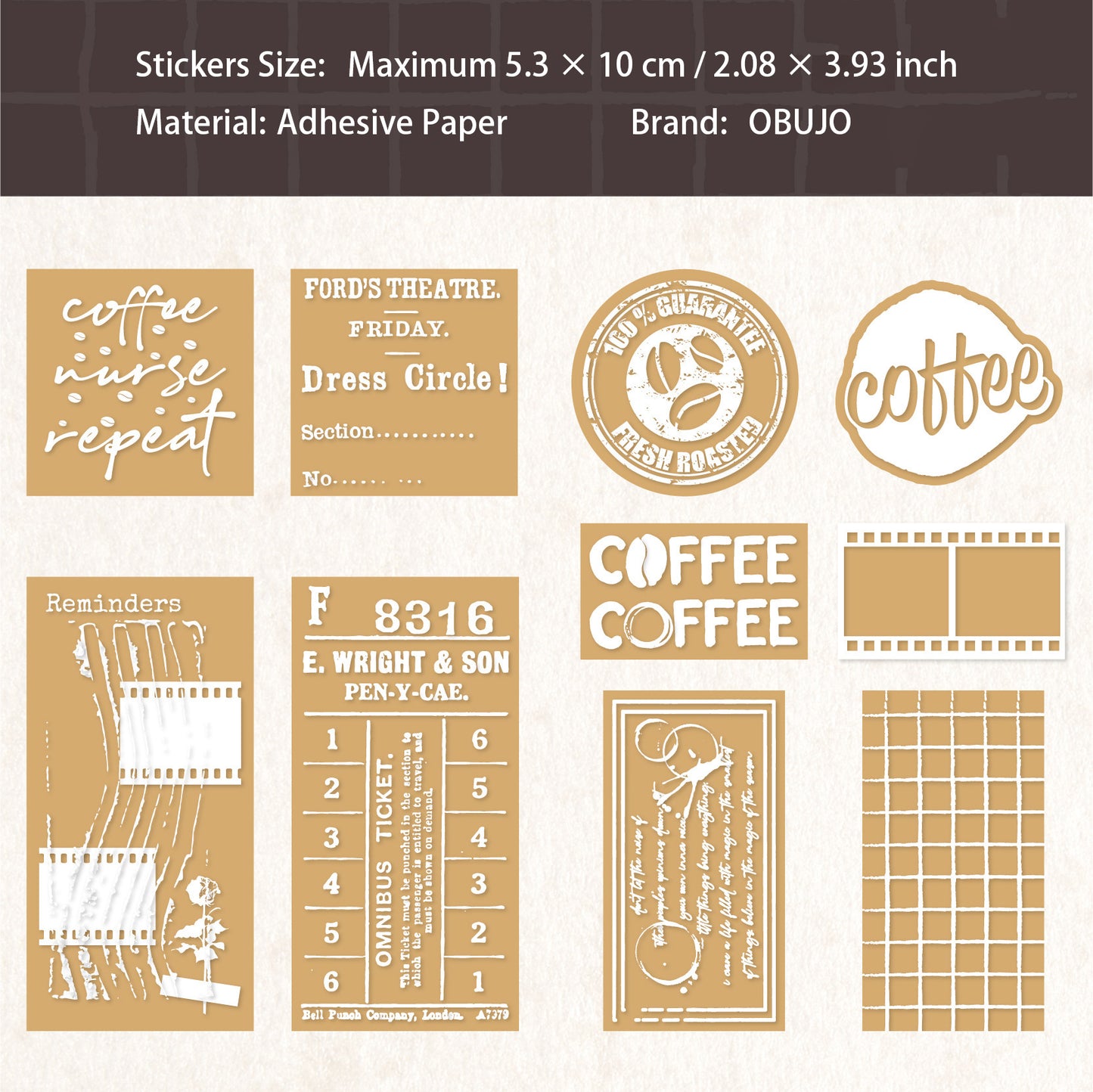 20 Pcs Creative Journal Stickers SXHY