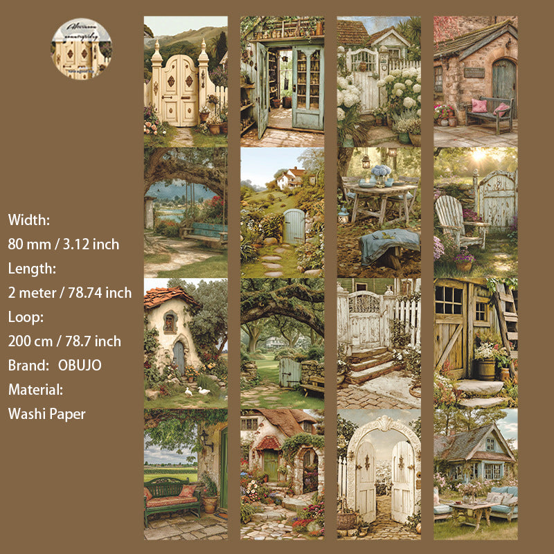 1 Roll Fantasy Landscape Washi Tape WHXY