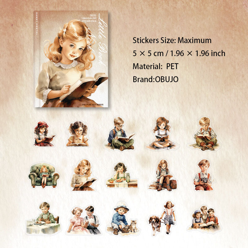 30 Pcs Childhood PET Stickers CZSD