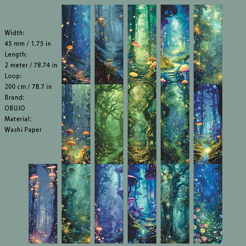 1 Roll Fantasy Art Washi Tape MHHL