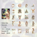 40 Pcs Fantasy Fairy PET Stickers MSHJ