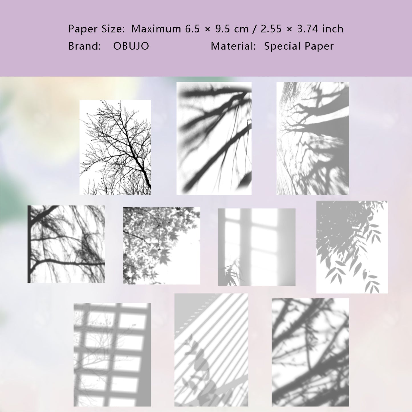 20 Pcs Shadow Theme Notpad GYQP