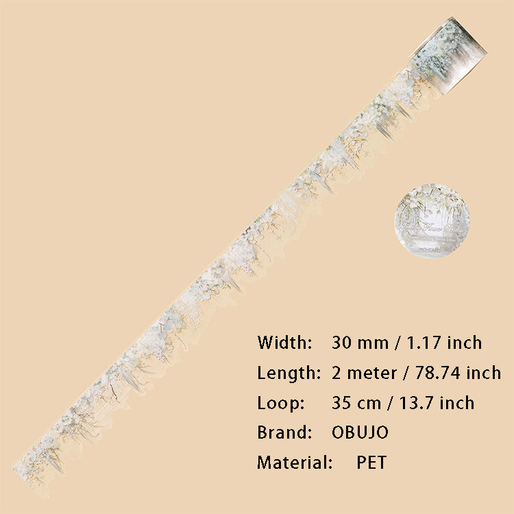 1 Roll Flower PET Tape HJPM