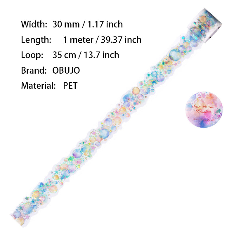 1 Roll Shell Light Bubble PET Tape FGMJ