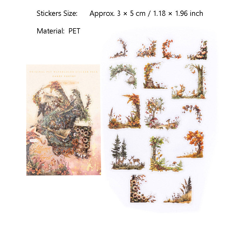 30 Pcs Natural PET Corner Stickers ZRBJ