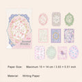 10 Pcs Vintage Lace Edged Scrapbook Paper XRYY